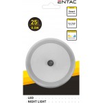 Entac ENL-CC-0.5W-DS Φωτάκι Νυκτός Πρίζας με Φωτοκύτταρο Circle